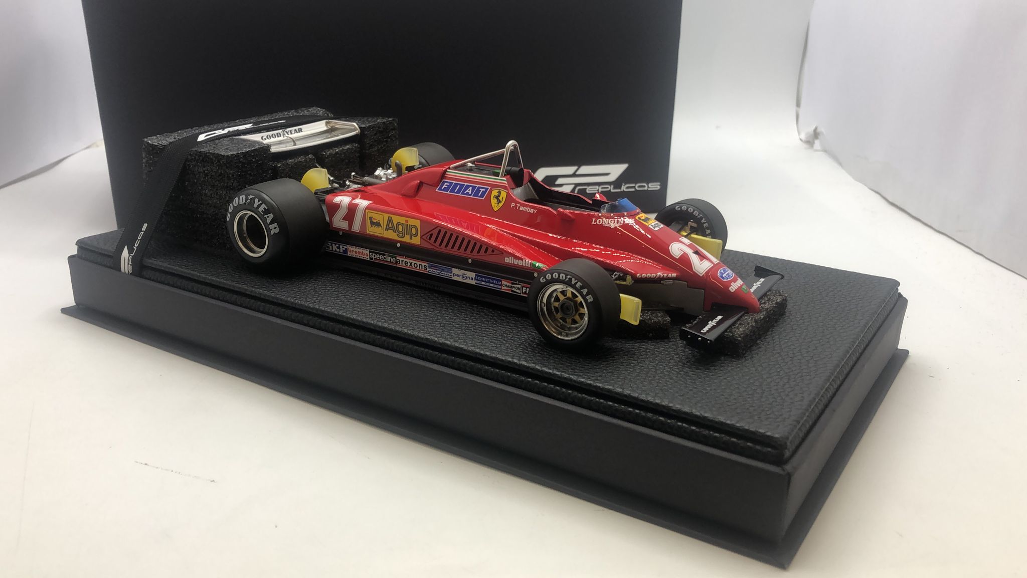 GP Replicas Ferrari 126 C2 Patrick Tambay 1982 1/18 GP Replicas Ferrari 126 C2 Patrick Tambay 1982 1/18