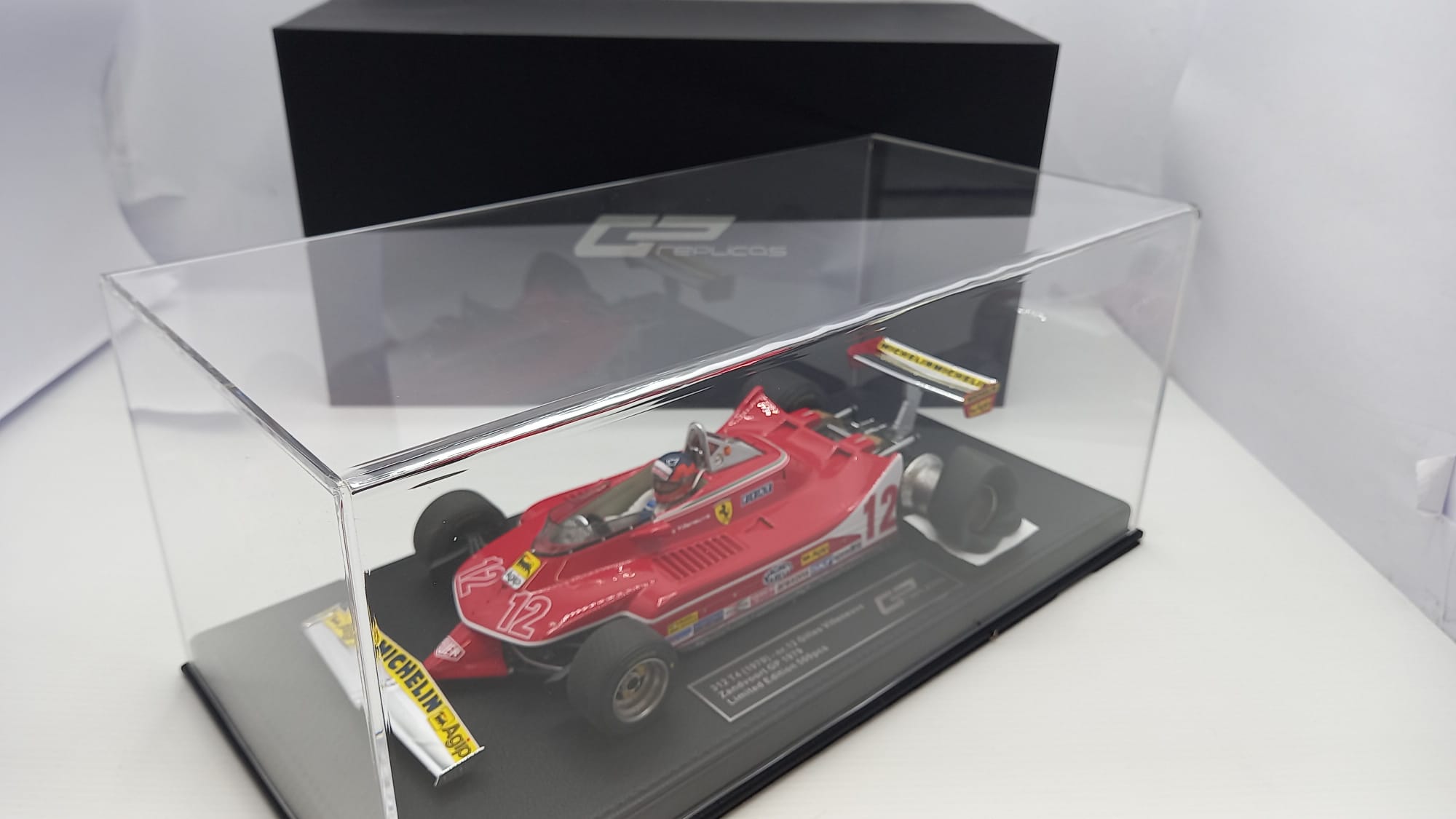 GP Replicas Ferrari 312 T4 Giles Villeneuve Zandvoort 1979 1/18