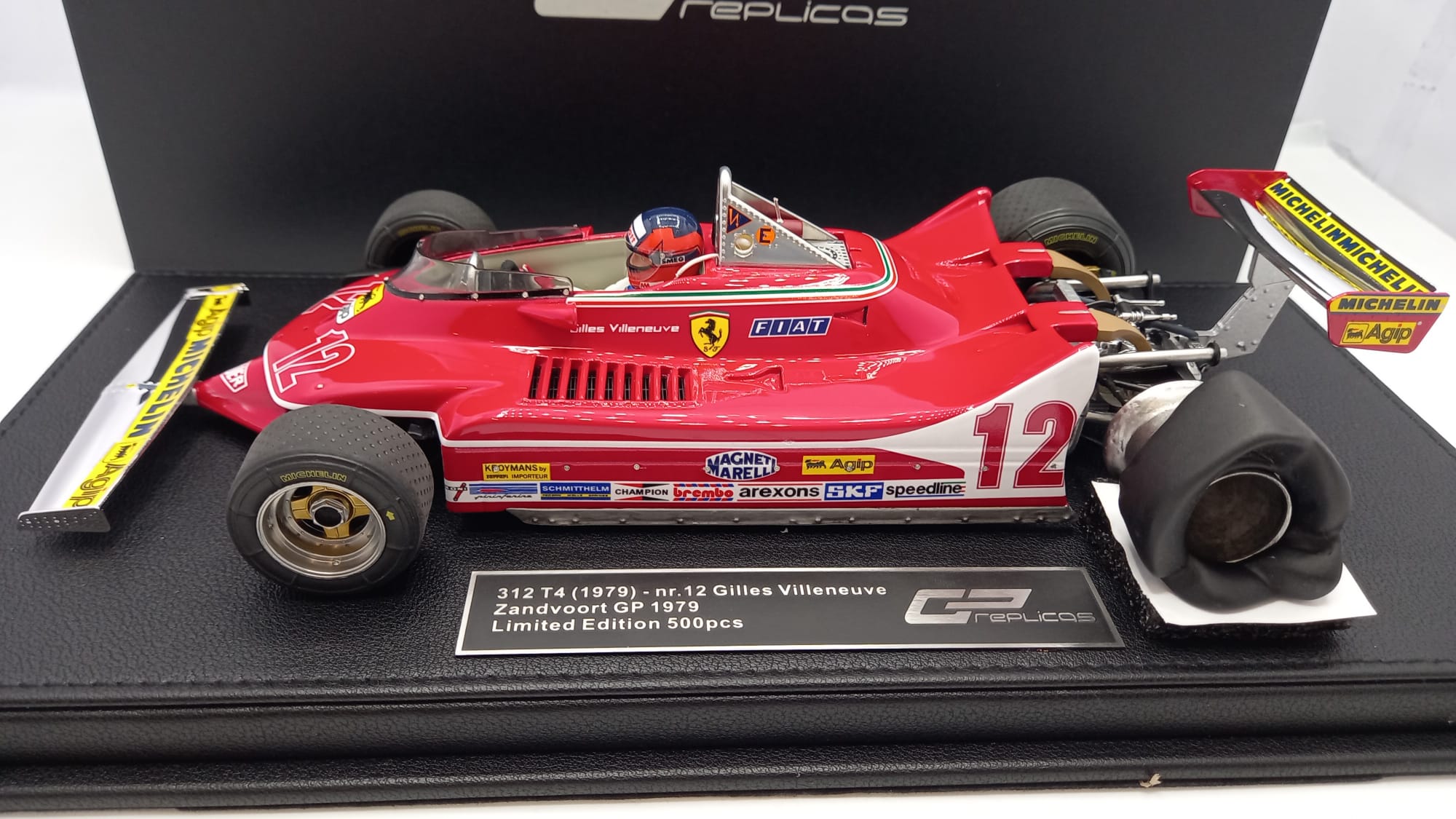 GP Replicas Ferrari 312 T4 Giles Villeneuve Zandvoort 1979 1/18 GP Replicas Ferrari 312 T4 Giles Villeneuve Zandvoort 1979 1/18