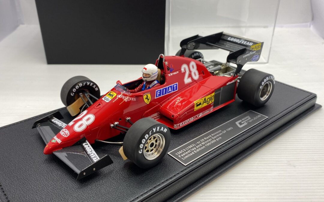Ferrari 126 C3 1983 R. Arnoux F1 German GP 1/18 by GP Replicas