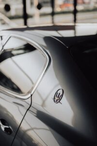 Lo stemma Maserati